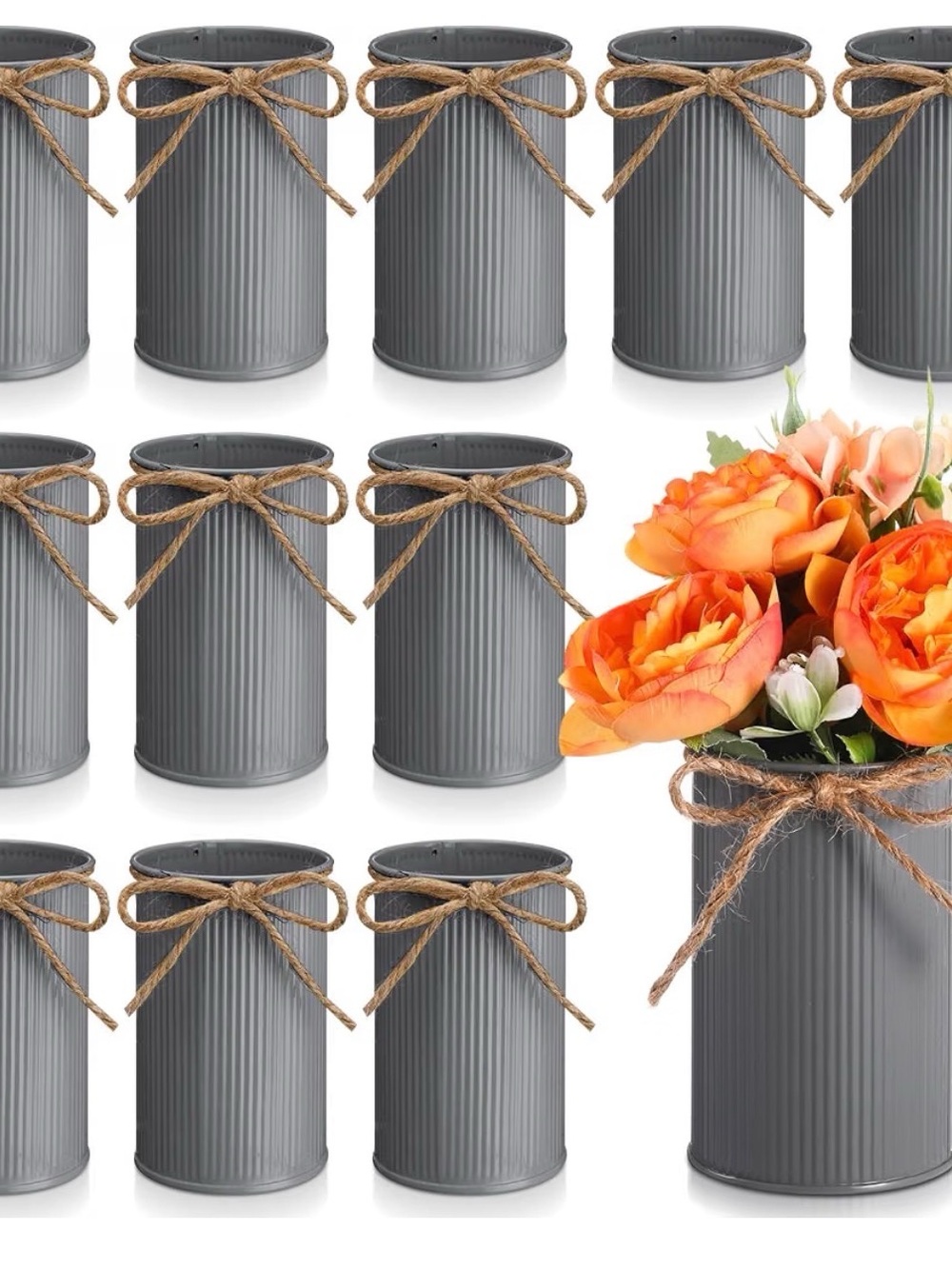 Mini Vase Wedding Table Centerpieces